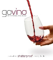 Govino Shatterproof Stemless Wine Glass, Holiday Set of 4