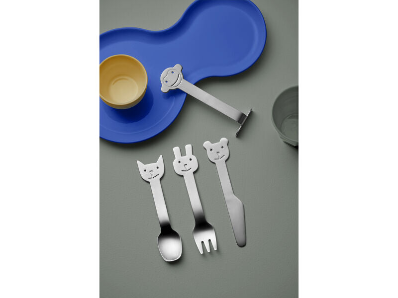 Gense Animal Friends Stainless Steel Children's Cutlery by Karin Mannerstål