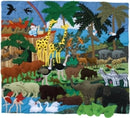 Noah's Ark Landing Medium 3D Arpillera Art Quilt