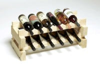 Modularack 12 Bottle Modular Wine Rack (2x6) Natural