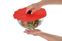 Charles Viancin Poppy Silicone Lid-Red (11", 9" and 6") Set of 3